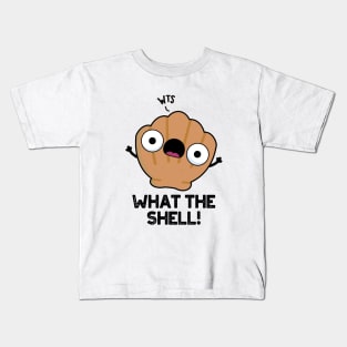 What The Shell Cute Animal Sea Shell Pun Kids T-Shirt